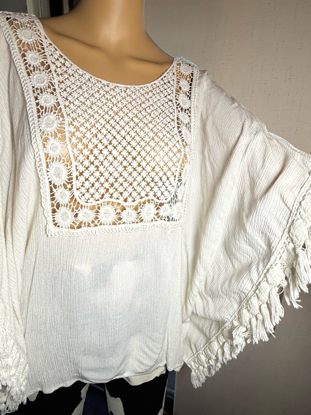 No Boundaries boho blouse. Sz. L